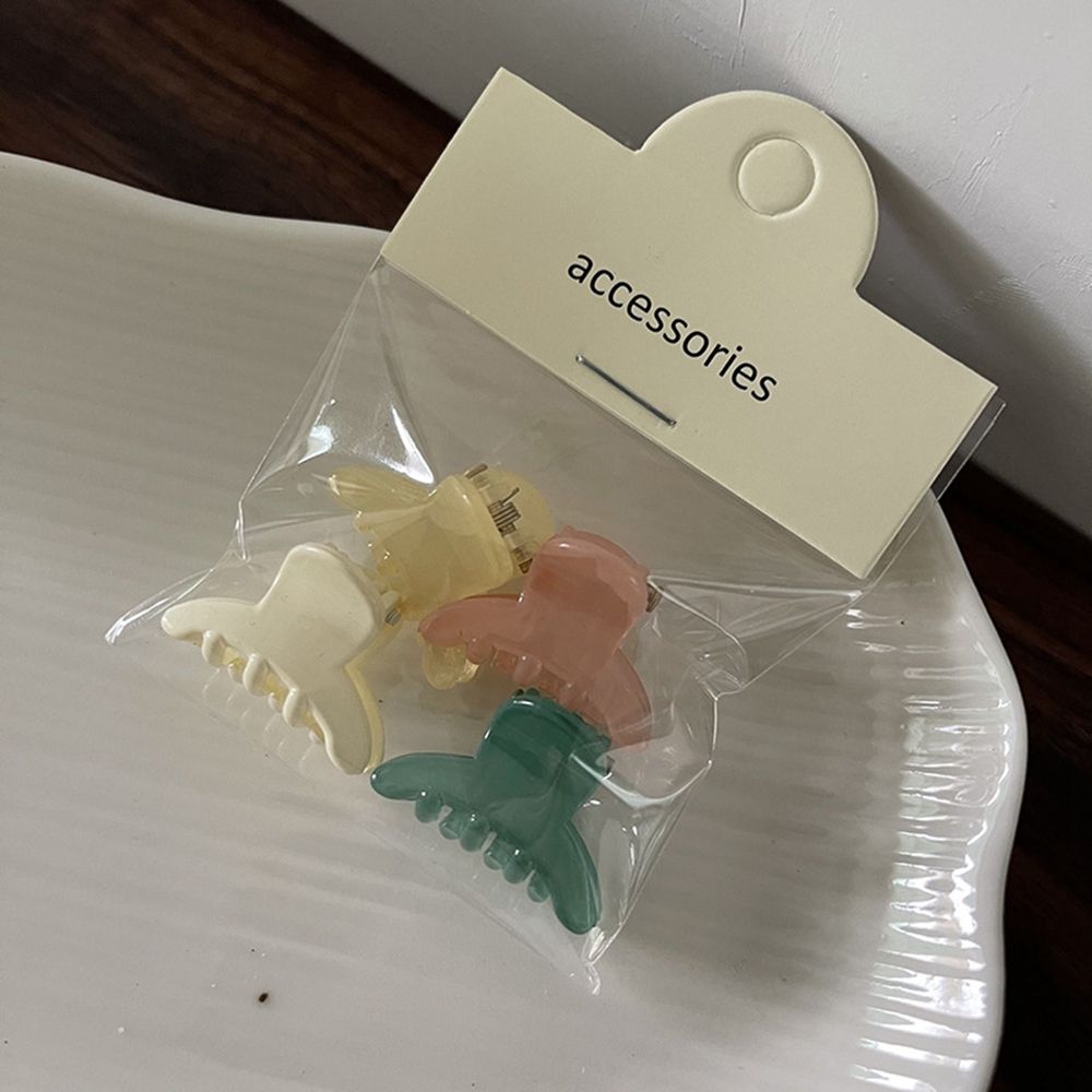 Hair Clip Candy Color Girl Hairpin Set Women Hair Accessories Mini Hair Claw Set Cute Side Clip