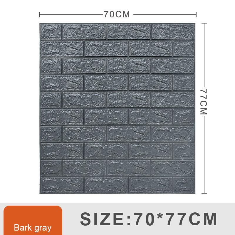 10/20 Piece Self Adhesive Wall Stickers for Home Decor Muticolor DIY Waterproof Foam Wallpaper Living Room Kitchen TV Background Tools for Decorating