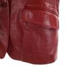 PS Paul Smith Leather Jacket 42 Red Series Women Used