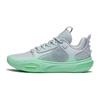 Li Ning All City 11 Youth Edition Shock Absorbing Non-Slip Wear-Resistant Low-Top Basketball Shoes Unisex Basketball Shoes Gray Green ABPT049-1