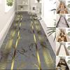 Modern Luxury Long Corridor Carpets Hallway Home Decoration Non-slip Strip Carpets Hotel Living Room Doorway Washable Doormat