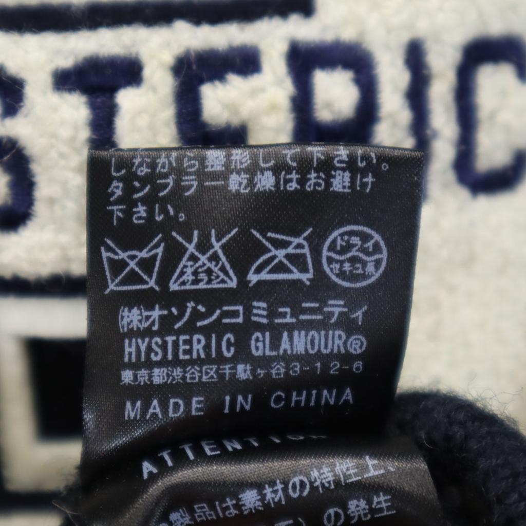 HYSTERIC GLAMOUR Long Sleeve Cardigan F Navy System Knit Women Used