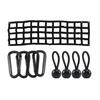 60x18in Heavy Duty Tailgate Cargo Netting Tailgate Net for Pickup Truck Bed Universal All Weather Use Netting Black