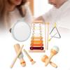6 Pieces Baby Musical Instruments Tambourine Xylophone Toy Preschool Education Maracas Rhythm