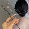 Vintage Hair Sticks Chinese Fashion Metal Hairpin Chopstick Plate Hair for Women Hair Accessories Hairwear DIY Tools Accessories