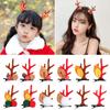2Pcs Kids Adult Lovely Antlers Beautiful Hair Accessories Hair Clips Christmas Barrettes Hairpins