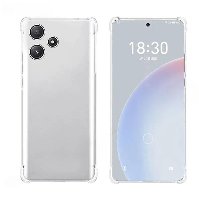 Airbag Soft Silicone Shockproof Phone Case For Tecno Camon 30 Premier 20 Pro 19 18T 17P 16S 15 Transparent Matte TPU Back Cover