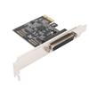 1 Port PCI Express Parallel Card IEEE 1284 DB25 PCIE Parallel Card ECP Mode Desktop Expansion LPT Controller for Printer