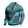 Spring And Autumn Men's Standing Collar Sweatshirt Is Outdoor Casual Sweaters Tops
