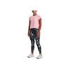 Under Armour Knockout Solid Simple Training Sports Crew Neck Short Sleeve T-Shirt Women T-Shirt Pink 1374607-647