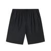 Comfortable Simple Versatile Solid Color Mid Waist Five Point Casual Shorts Men Shorts Black 152527311-3
