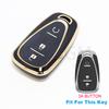 Car Key Case Cover For Chevrolet Chevy Cruze Traverse Spark Equinox Sonic Volt Bolt Malibu Camaro 2/3/4/5 Buttons Auto Shell Fob