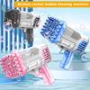 Bubble Maker Machine with Light 36 Holes Leakproof Kids Battery Operated Portable Bubble Handheld Automatic Blower Toy