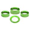3Pcs Auto Center Console Knob Ring Car Interior Air Conditioning Control Radio Knob Covers Trim for Challenger 2015-2021