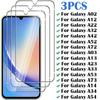 3PCS HD Clear Transparent Tempered Glass Screen Protector Glass Film for Samsung Galaxy A05 A05S A15 A25 A35 A55 5G A04 A04S A04E A14 A24 A34 A54