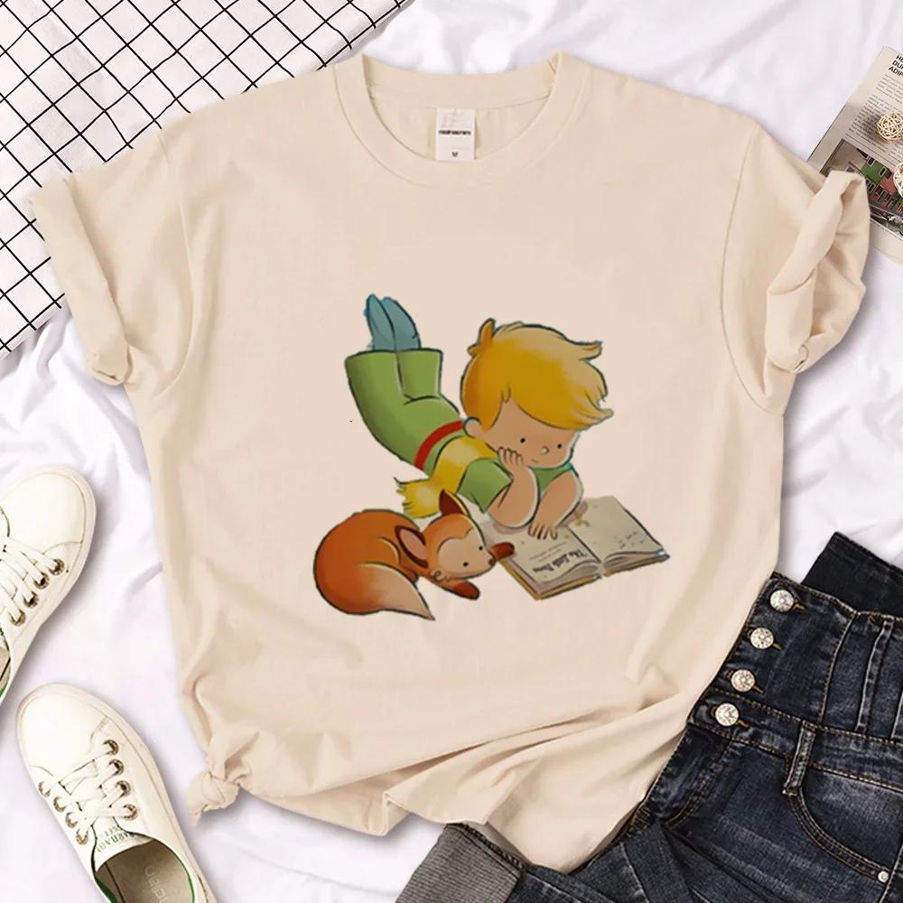 Funny the Little Prince T Shirt Tee Women Harajuku Tshirt Girl 2000s Clothing T-shirt Clothes