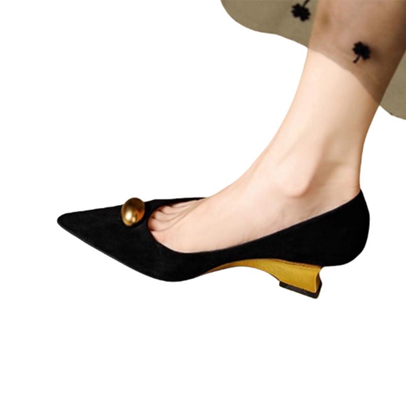 Pointed Toe Women High Heels Shoes Shallow Wedges Sexy Fashioin Shoes Summer Dress Woman Pumps 2025 Designer Chaussure Femme