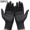 Black Nitrile Disposable Gloves Non-Medical for Cleaning,Painting,Pet Bathing Painting Gloves Household Cleaning Nitrile Gloves