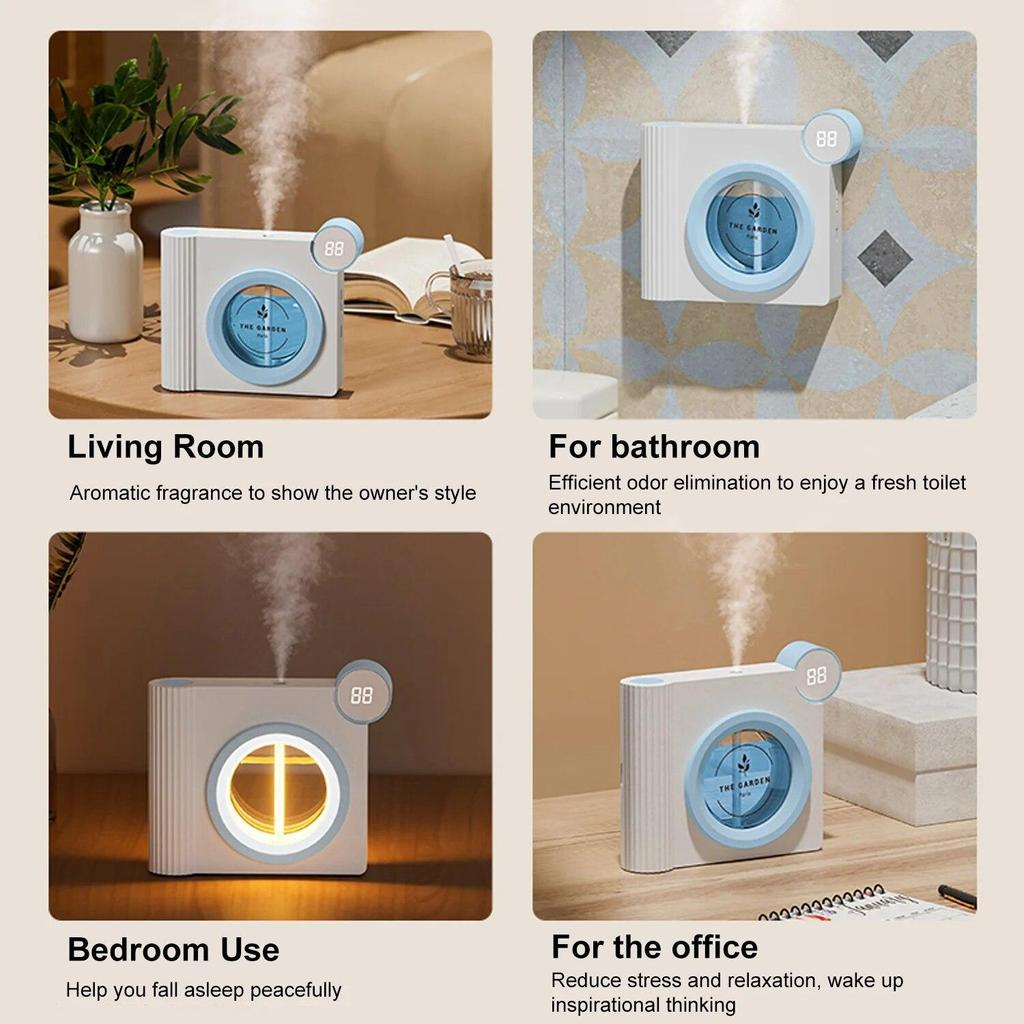 Mini Intelligent Sprayer 80ml Essential Oil Diffuser Natural Home Fragrance Aroma Diffuser High Endurance Aromatherapy Diffuser