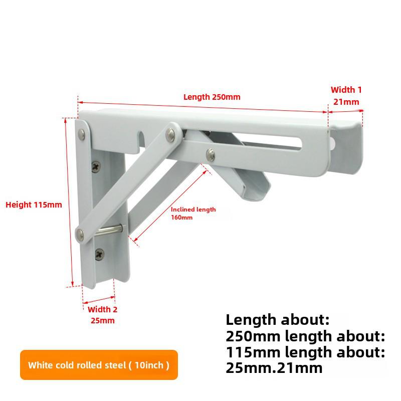 Dinite Stainless Steel Folding Shelf Bracket