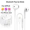 Lightning Wired Headphones For iPhone 15 14 12 11 13 Pro Max Bluetooth Earphones X XR XS 6 7 8 Plus SE Type-c 3.5mm Headset For Samsung Xiaomi