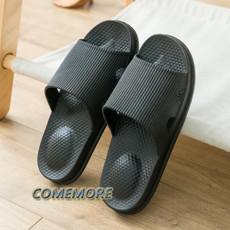 Fashion Big Size EVA Massage Slippers Men Women's Home Slippers Outdoor Beach Shoes Couples Sandals Light House Bathroom Non-slip Slides