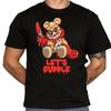 Murder Bear - Let's Cuddle T-Shirt - Dark Humor - 100% Preshrunk Cotton T-Shirt
