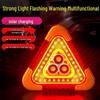 Solar Reflective Emergency Triangle Warning Light