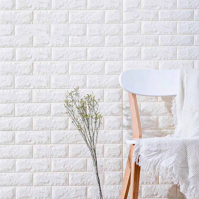 10/20 Piece Self Adhesive Wall Stickers for Home Decor Muticolor DIY Waterproof Foam Wallpaper Living Room Kitchen TV Background Tools for Decorating