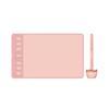 HUION Pen Tablet Inspiroy 2 X Inches Fully Upgraded Pen PW110 Compatible with Android Windows MacOS Linux Easy To Carry for Beginners Pink S Size 6.3
