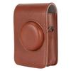 Camera Case Vintage Waterproof Soft PU Leather Protective Case with Detachable Strap for Instax