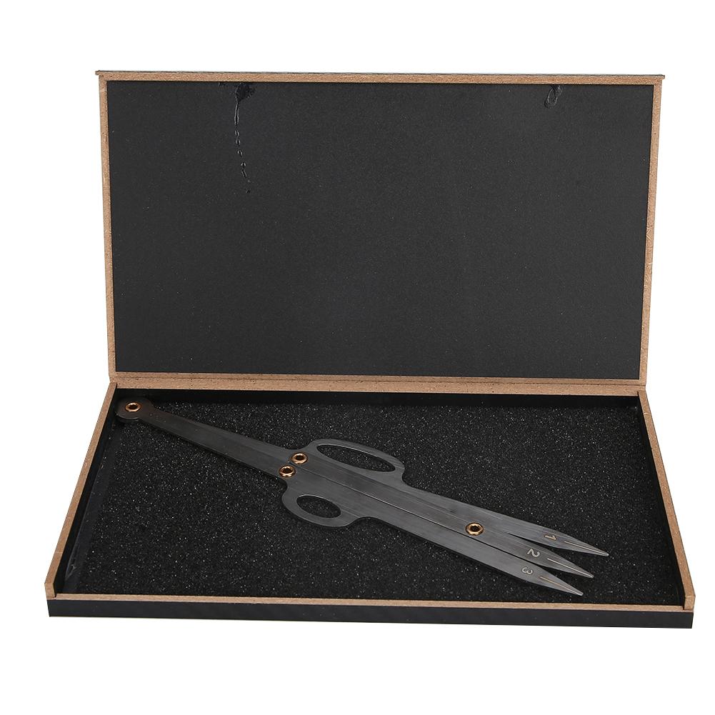 Eyebrow Stencil Template Eyebrow Guide Ruler Positioning Measure Tool Microblading RulerBlack