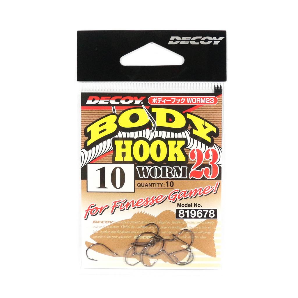Decoy Worm 23 Body Hook for Wacky Rig Size 10 (9678)