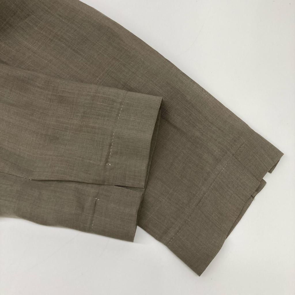 Ebure Khaki Linen Tailored Jacket Jacket 38 khakiUsed