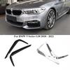 Car Front Fog Lights Lamp Eyelid Eyebrows Strips Cover For BMW 5 Series G30 2018 - 2024 Left and Right Automotive Exterior Acces