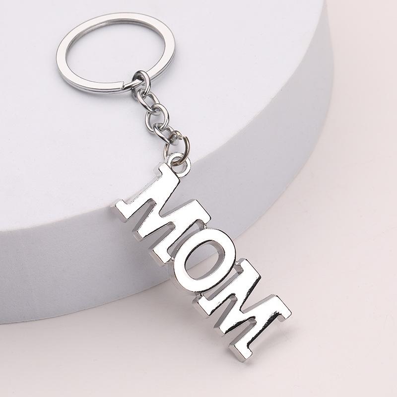 Father's Day Mother's Day Mom Dad Key Chains Rings Alloy Pendants Holder Gift Accessories
