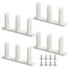 4Pcs Siding Closet Door Floor Guides Simple Installation Universal Sliding Cabinet Door