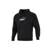 Logo Hooded Sweatshirt Men Tops Black 673598-01