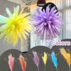 1PC Simulated Reed Grass Artificial Flowers Wire Mesh Flower Wedding Decoration Simulated Flower Colorful Peacock Grass 7 Colors