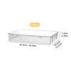 Plastic Storage Box For Office Supplies Large Capacity Transparent A4 Paper Storage Case Desktop Storage Organization