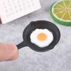 Dollhouse Miniature Frying Egg Pans For 12Th Dolls House Kitchen Accessories