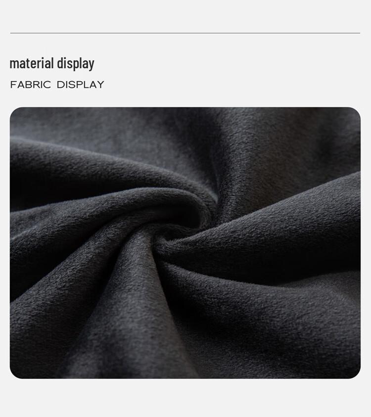 Women's Fleece-Lined Elastic Waist Loose Wide-Leg Casual Pants