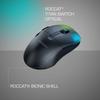 ROCCAT Gaming Mouse Kone Pro Air Wireless German Design 2.4GHz/Bluetooth Black/Black Optical/19K/Optical Switch/Side Button/Lightweight
