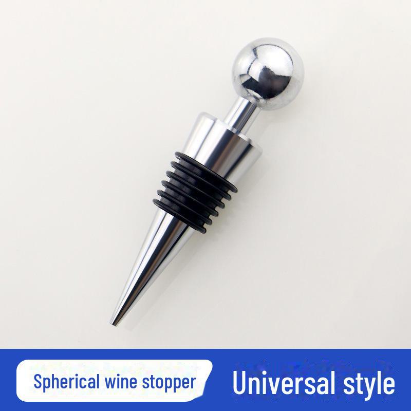 Vacuum Wine Stopper, Fresh-Keeping Bottle Seal, Wineware Accessory (Red) for Wine Making