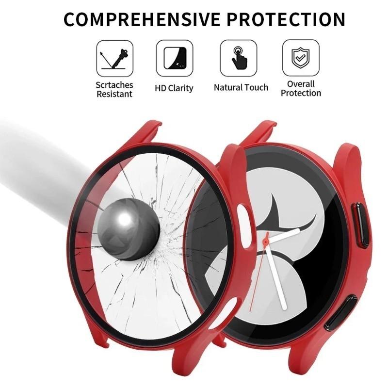 Case+Strap For Samsung Galaxy Watch 7 Watch7 44mm 40mm FE Accessories Watchband Protective Case With Screen Protector Shell Cover