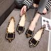 Spring Summer Leopard Shoes Pointed Toe Women Flats Elegant Modern Ladies Single Shoes Soft Plus Size 42