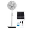 Oscillating Fan 3 Speeds Quiet Remote Control Solar Battery Powered 18000mAh Pedestal Fan for Home