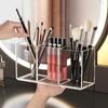 Acrylic Makeup Organizer Box Multi-grid Makeup Storage Tray Light Luxury Desktop Storage Box