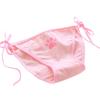 Women Briefs Cute Claw Bandage Mid Waist Solid Color Sexy Lolita