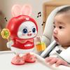 Electric Dancing Rabbit Toy for Babies: Encourages Lifting, Rolling, Crawling with Sound & Movement